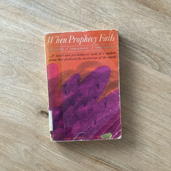 3 FOR $15 When Prophecy Fails Book - Picture 9 of 13
